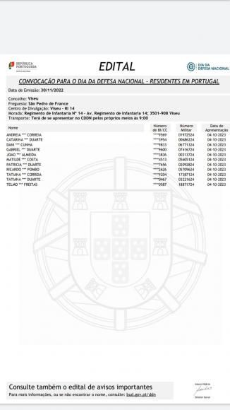 EDITAL - Dia da Defesa Nacional 2023